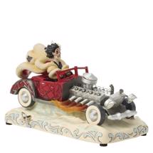 Disney Jim Shore 6016903 <BR> Driving De Vil-Ishly (Cruella) 65th Anniversary