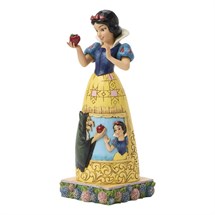 Disney Jim Shore 6018726 <BR> Snow White with Apple Dress Scene. A Poisoned Promise