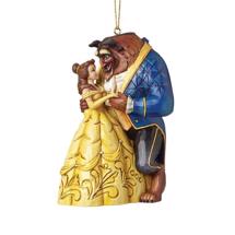 Disney Jim Shore A28960 <BR> Beauty & The Beast Hanging Ornament <BR> (Skønheden og udyret)